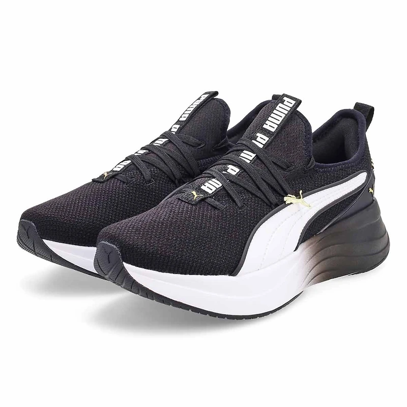Women's Softride Sabrina Lace Up Sneaker - Black/W