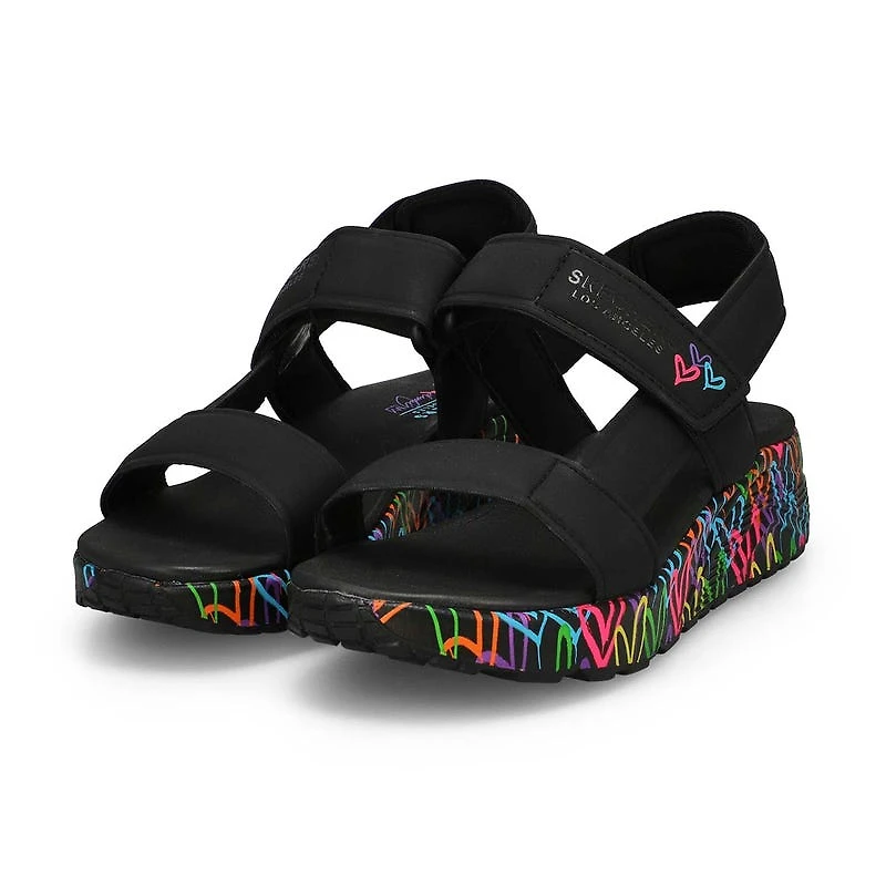 Girls'  Uno Lite Sandal - Black/Multi