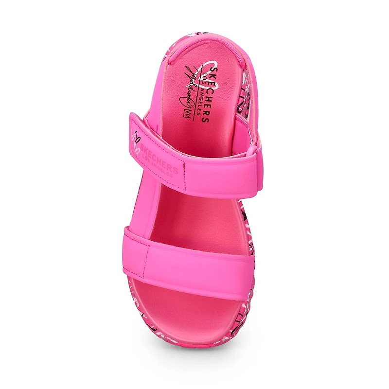 Girls'  Uno Lite Sandal - Black/Multi