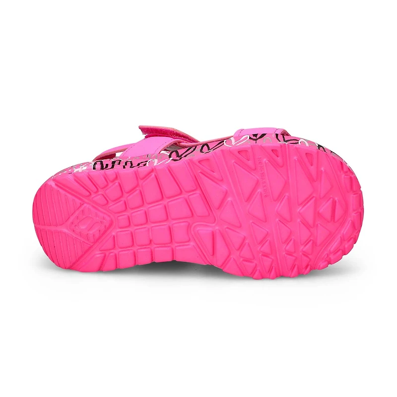 Girls'  Uno Lite Sandal - Black/Multi