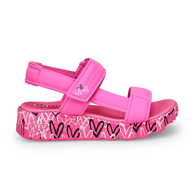 Girls'  Uno Lite Sandal - Black/Multi