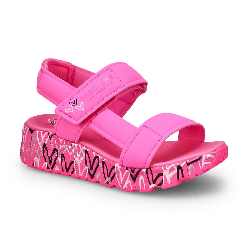 Girls'  Uno Lite Sandal - Black/Multi