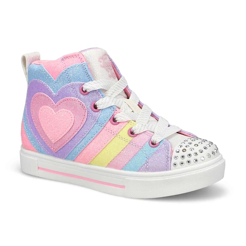 Girls'  Twinkle Toes Sparks Light Up Hi Sn