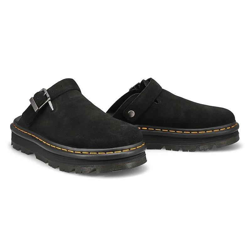 Unisex Zebzag Mule Suede Casual Clog
