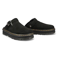 Unisex Zebzag Mule Suede Casual Clog