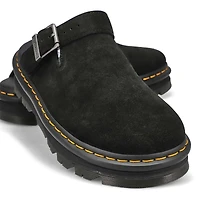 Unisex Zebzag Mule Suede Casual Clog