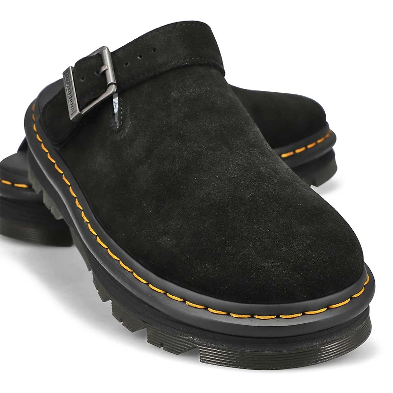 Unisex Zebzag Mule Suede Casual Clog