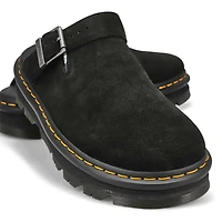 Unisex Zebzag Mule Suede Casual Clog