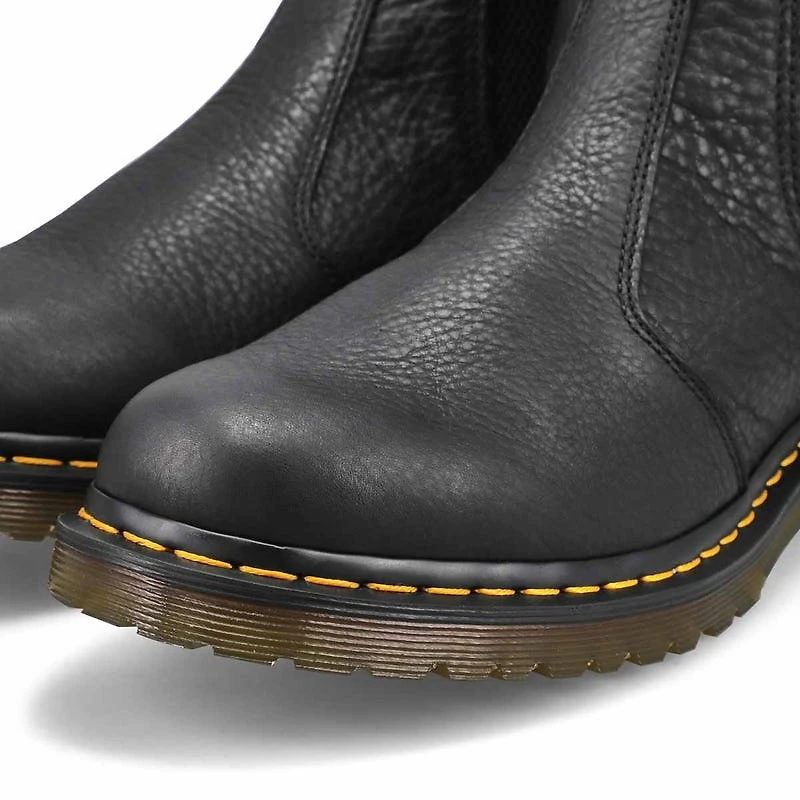 Botte Chelsea double  enfiler 2976 GRIZZLY, noir