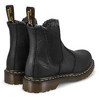Botte Chelsea double  enfiler 2976 GRIZZLY, noir