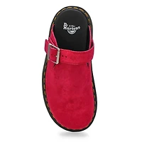 Unisex Zebzag Mule Suede Casual Clog