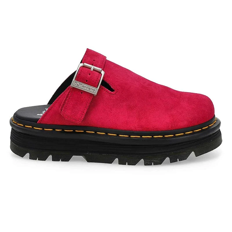 Unisex Zebzag Mule Suede Casual Clog