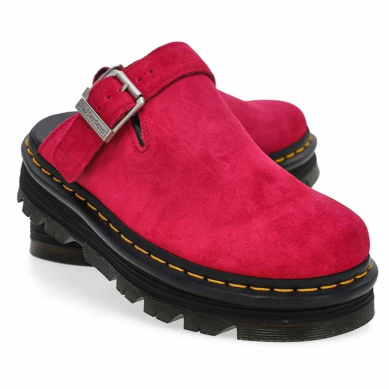 Unisex Zebzag Mule Suede Casual Clog