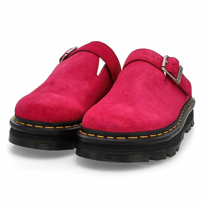 Unisex Zebzag Mule Suede Casual Clog