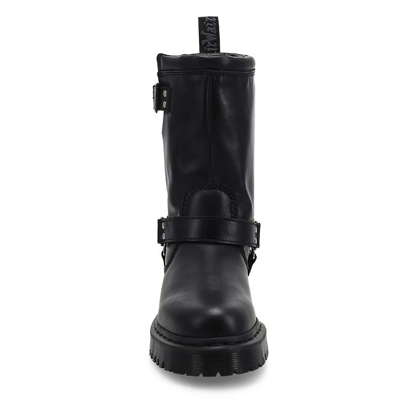 Women's Anistone Hi Casual Biker Boot - Black