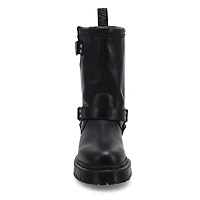 Women's  Anistone Hi Casual Biker Boot - Black