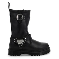 Women's  Anistone Hi Casual Biker Boot - Black