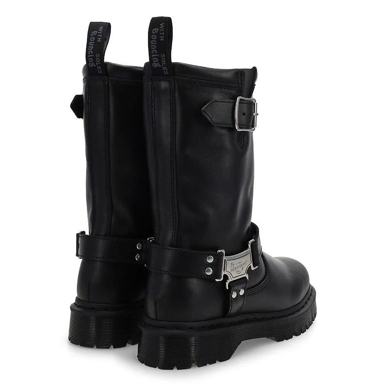 Women's Anistone Hi Casual Biker Boot - Black