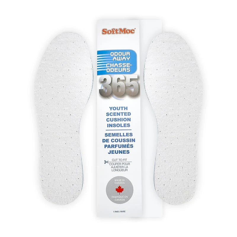 Kids' 365 Odor Away Insoles - White