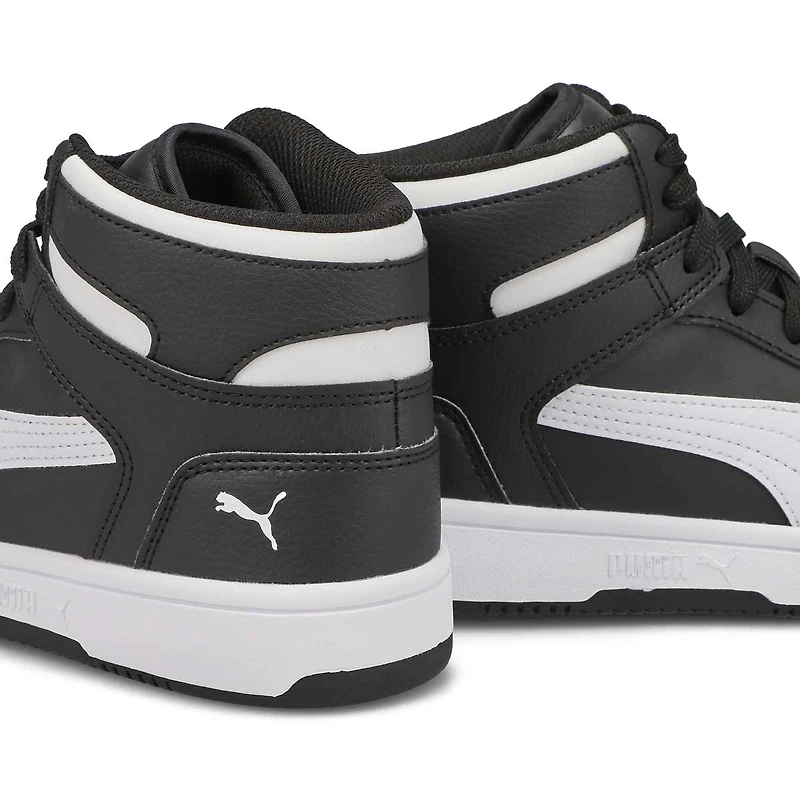 Kids' Rebound Layup SL Jr High Top Sneaker - Black