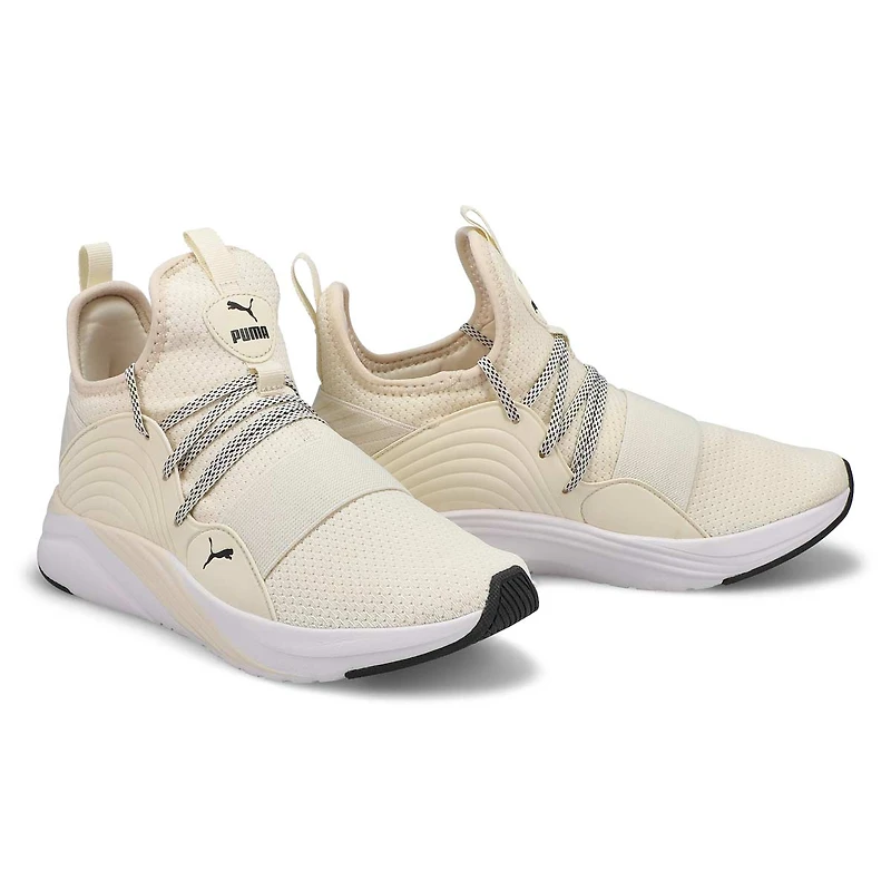 Baskets SOFTRIDE SOPHIA 2 DEMI, noir/argent, femme