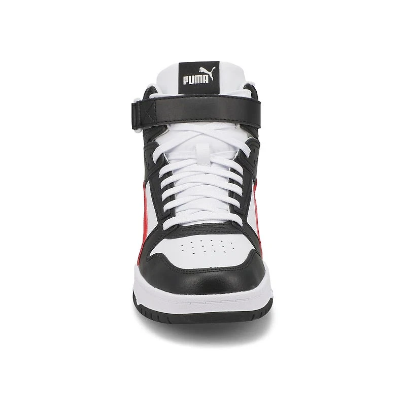 Men's RBD Game High Top Sneaker - White/Black/Gold