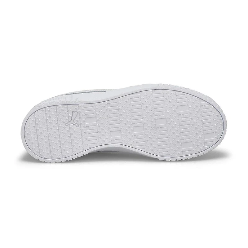 Basket  lacets CARINA 2.0 JR, blanc/argent, enfan