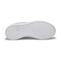 Basket  lacets CARINA 2.0 JR, blanc/argent, enfan