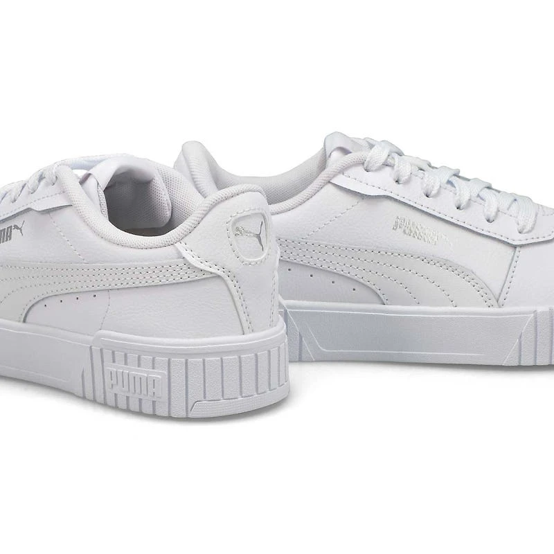 Basket  lacets CARINA 2.0 JR, blanc/argent, enfan