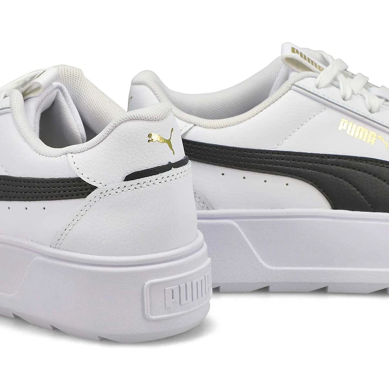 Women's Karmen Rebelle Platform Sneaker - White/Bl