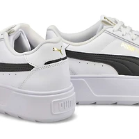 Women's Karmen Rebelle Platform Sneaker - White/Bl