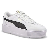 Women's Karmen Rebelle Platform Sneaker - White/Bl