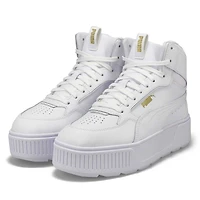 Women's Karmen Rebelle Mid Platform Sneaker - Whit