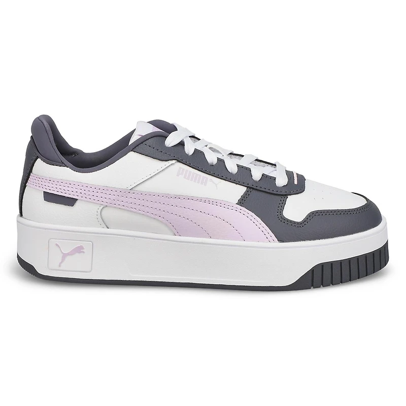 Women's Carina Street Sneaker - White/Gold