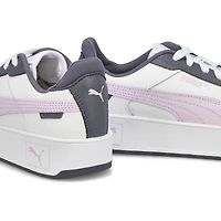 Women's Carina Street Sneaker - White/Gold