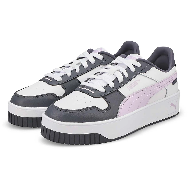 Women's Carina Street Sneaker - White/Gold