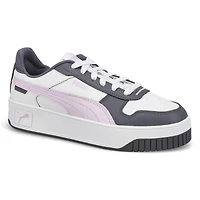 Women's Carina Street Sneaker - White/Gold