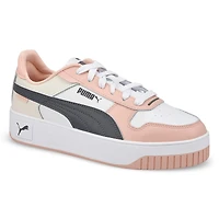 Women's Carina Street Sneaker - White/Gold