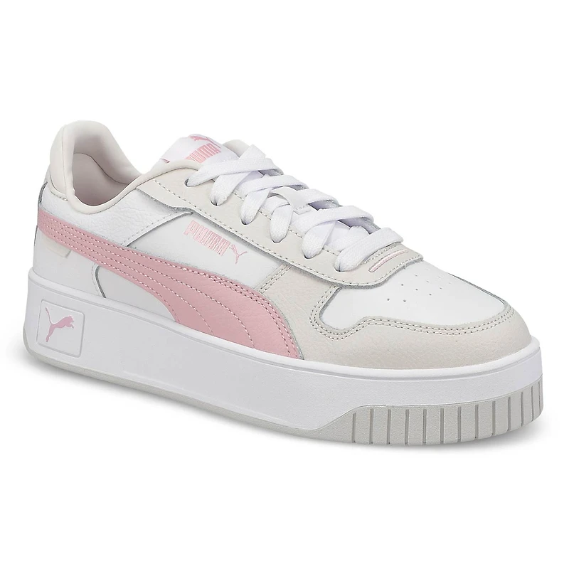 Women's Carina Street Sneaker - White/Gold