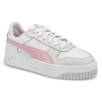 Women's Carina Street Sneaker - White/Gold