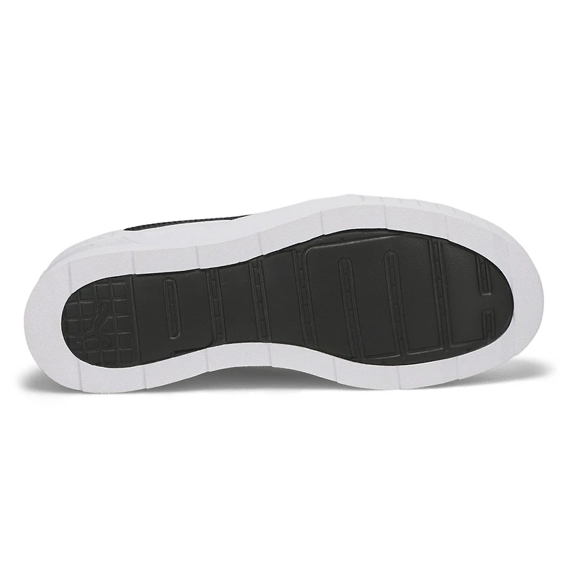 Women's Karmen Wedge Sneaker-Wht/Blk/Gld