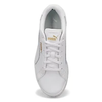 Women's Karmen Wedge Sneaker-Wht/Blk/Gld