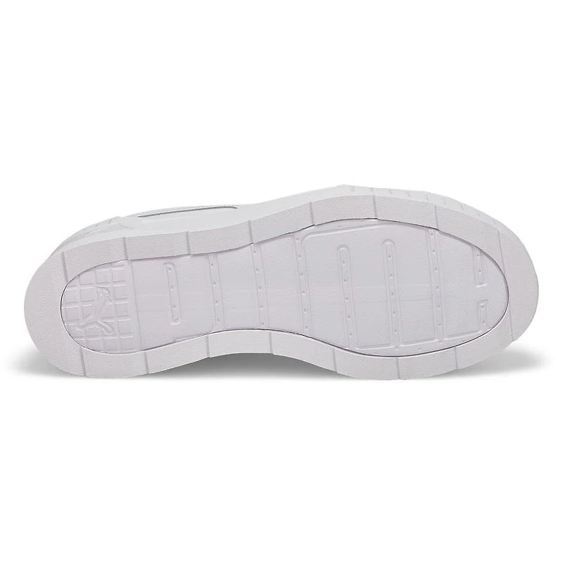 Women's Karmen Wedge Sneaker-Wht/Blk/Gld