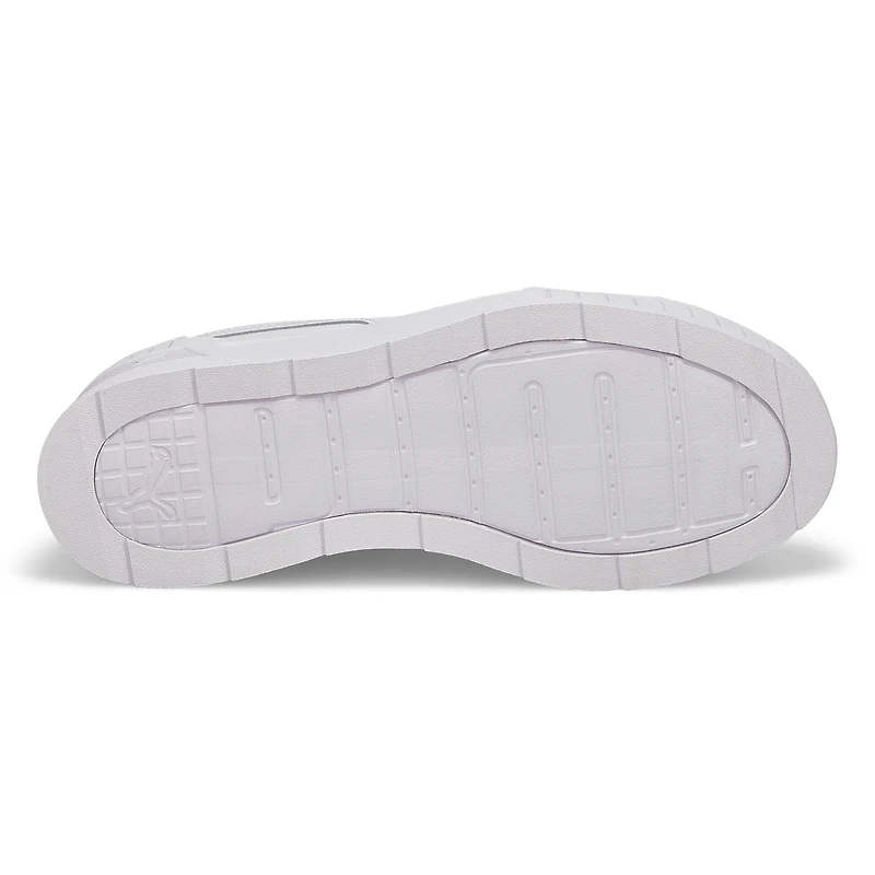 Baskets KARMEN WEDGE, blanc/noir/or, femmes