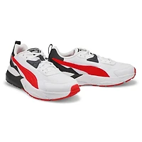 Men's Vis2k Lace Up Sneaker - White/Red/Black