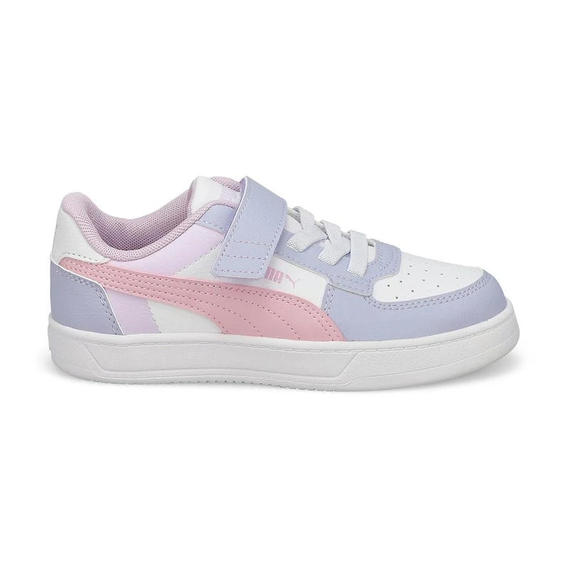 Girls' Puma Caven 2.0 Block Sneaker - Blue/Pink/W
