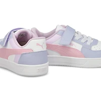 Girls'  Puma Caven 2.0 Block Sneaker - Blue/Pink/W