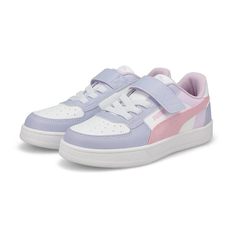Girls' Puma Caven 2.0 Block Sneaker - Blue/Pink/W