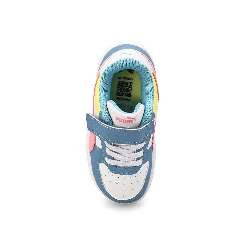 Baskets PUMA CAVEN 2.0 BLOCK, blanc/rose/bleu froi