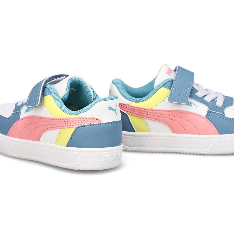 Baskets PUMA CAVEN 2.0 BLOCK, blanc/rose/bleu froi